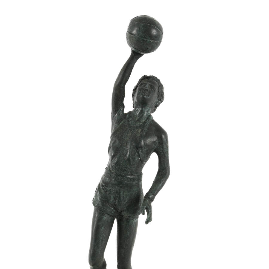 Cast Metal Figural Basketball Player-6