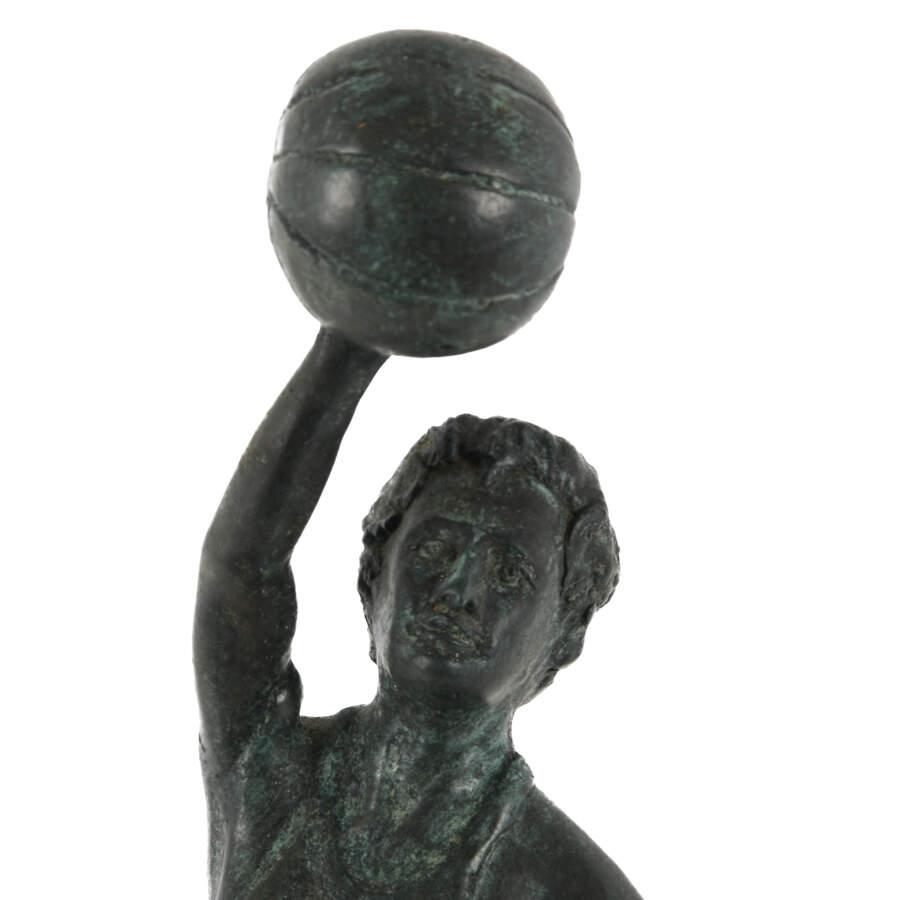 Cast Metal Figural Basketball Player-5
