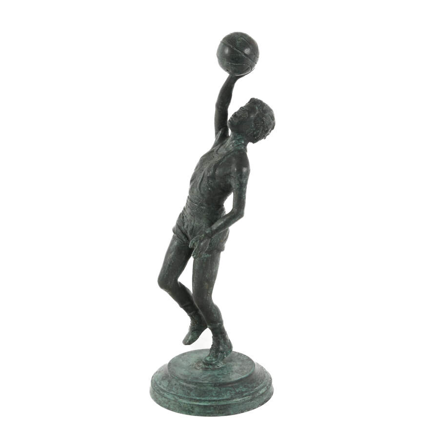 Cast Metal Figural Basketball Player-2