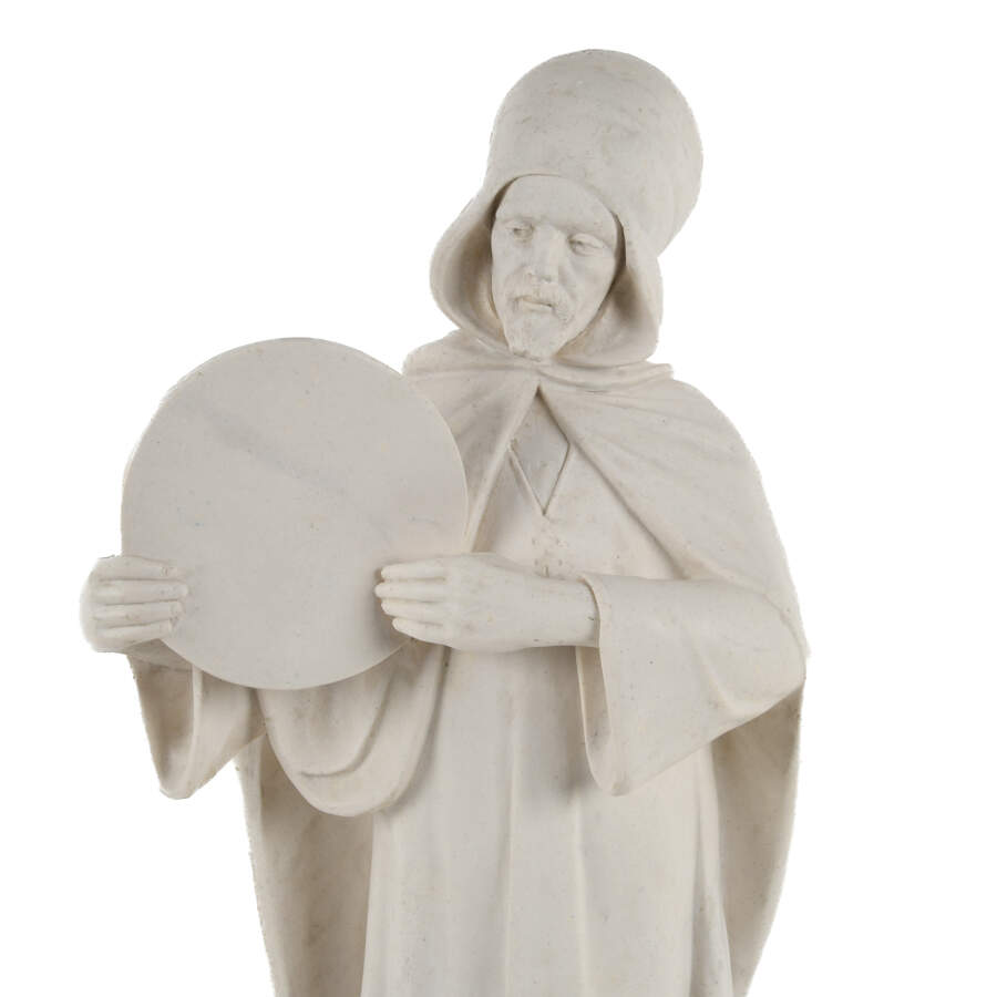 Molded Resin A Standing Figure After Guglielmo Pugi-5