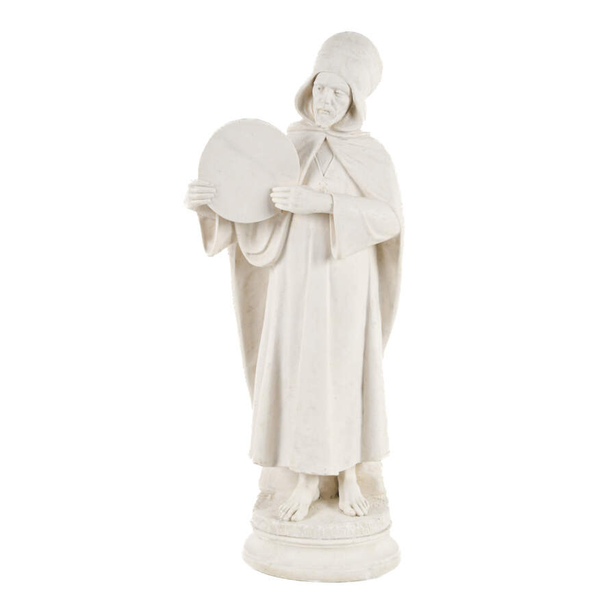 Molded Resin A Standing Figure After Guglielmo Pugi-1