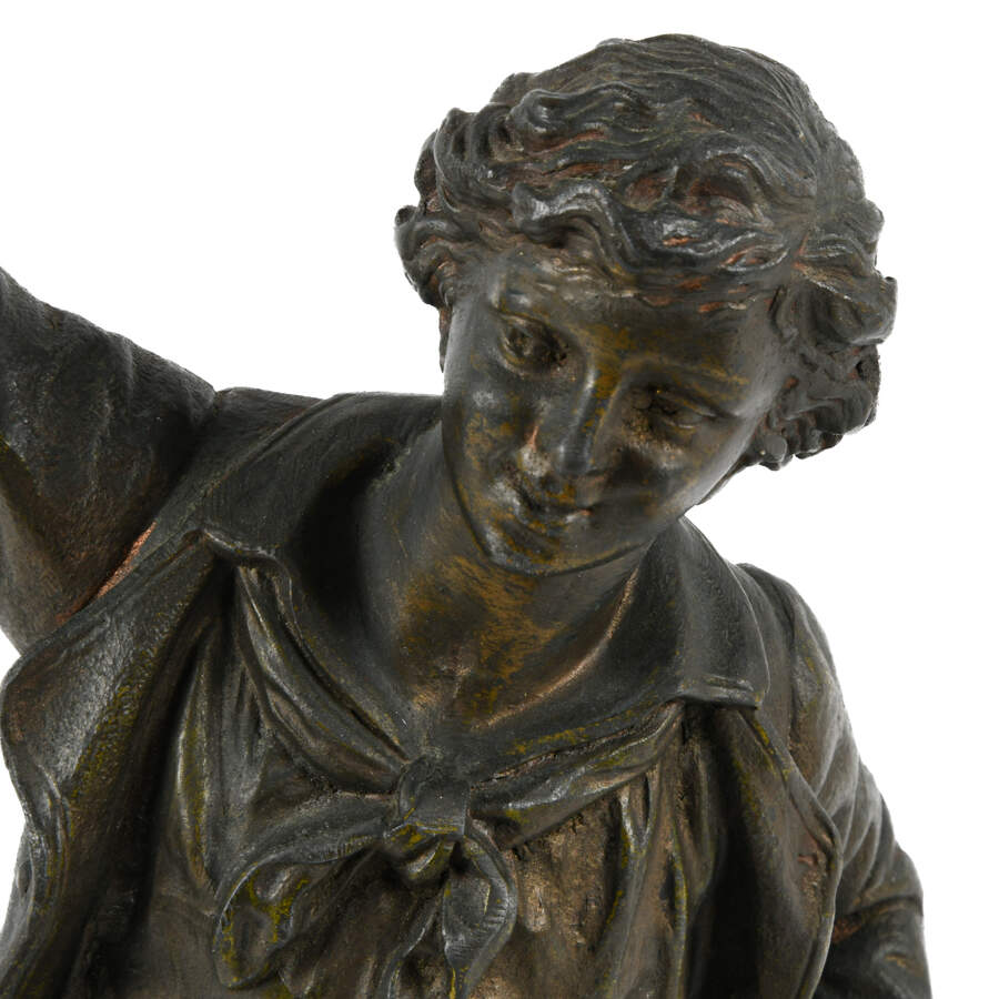 French Spelter "Master of the Stage"-7