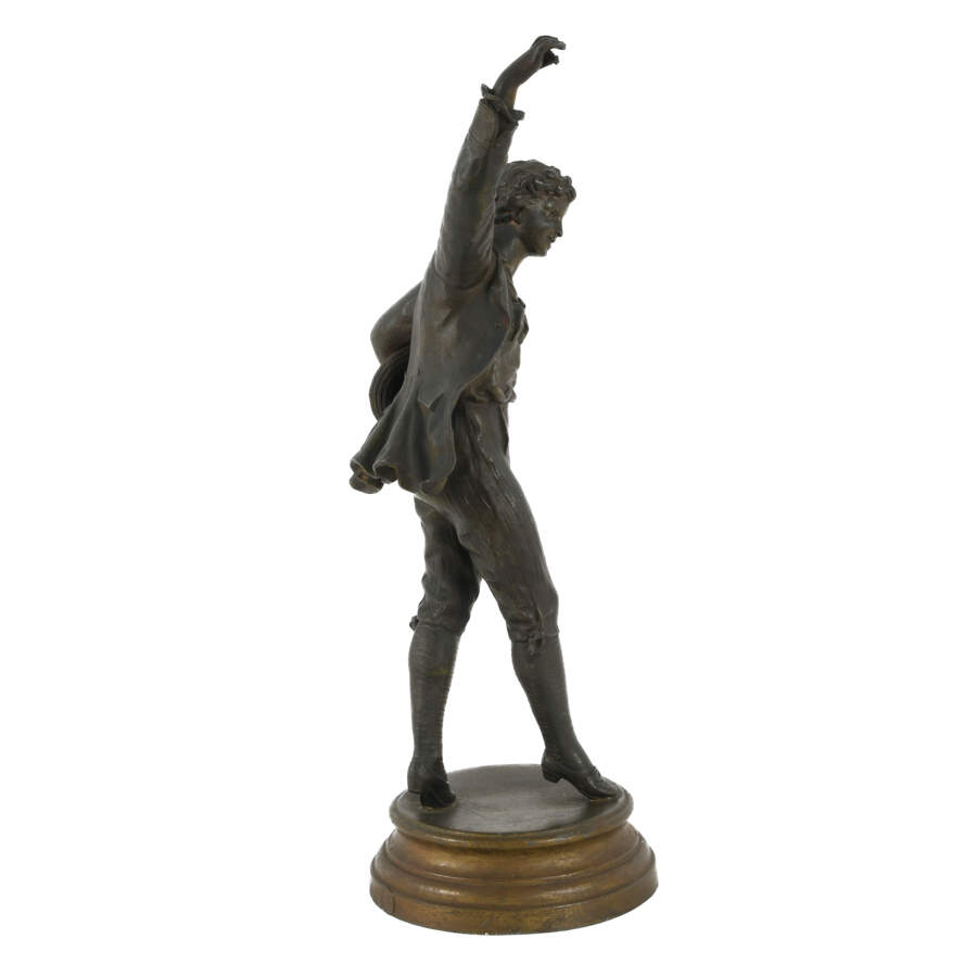 French Spelter "Master of the Stage"-4