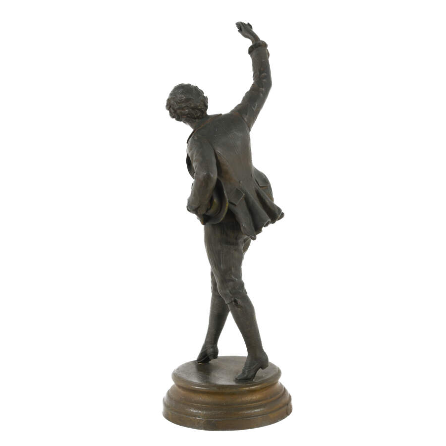 French Spelter "Master of the Stage"-3