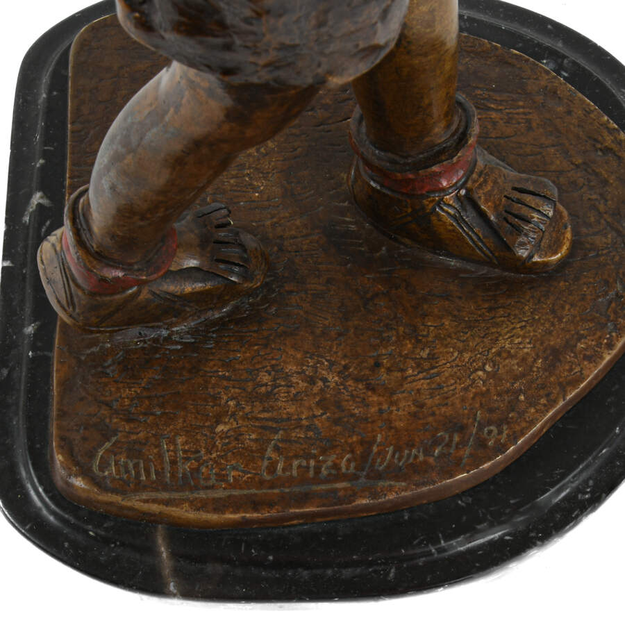 Female Bronze Golfer on Marble Base By Amilkar Ariza-7