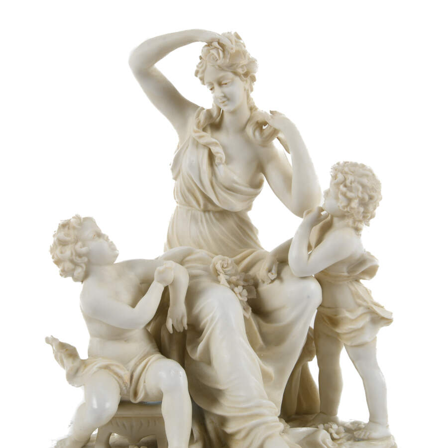 Sèvres-Style Bisque Allegorical Figural Group-5