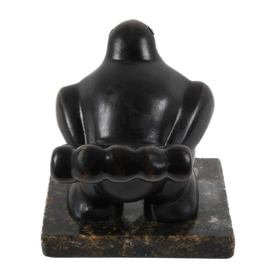Bronze Sculpture of a Bird After Botero-4