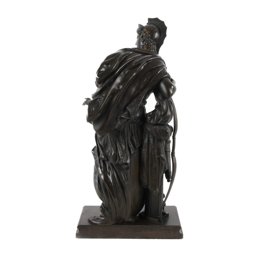 Antique Bronze Sculpture of "Artemis" After Auguste Moreau-6