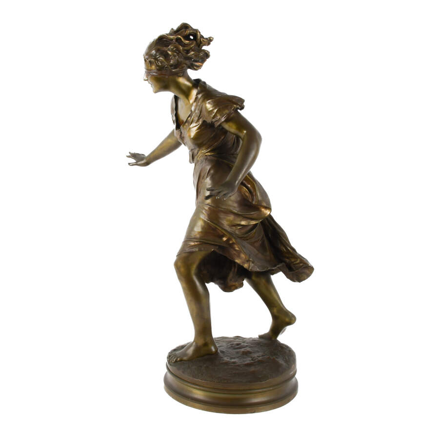 Bronze Sculpture Signed Luca Madrassi "Blind Love"-5