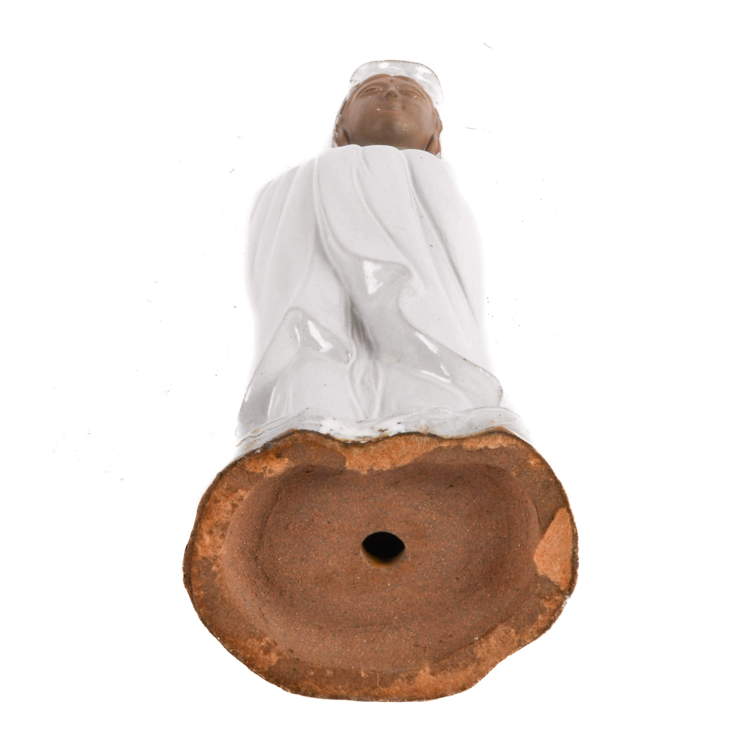 Kuan Yin Pottery Statue-6