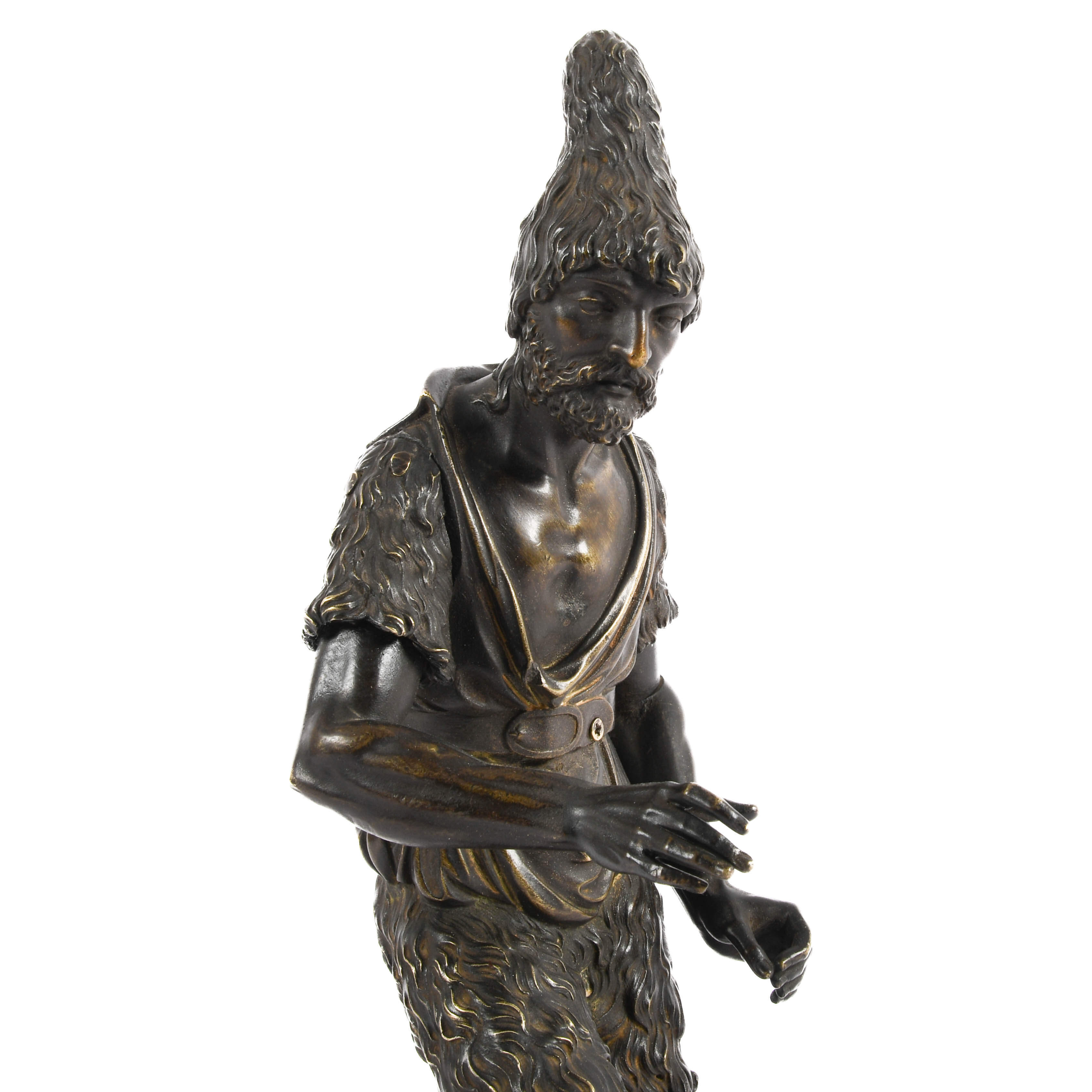 Antique Bronze Statue of a Man-3