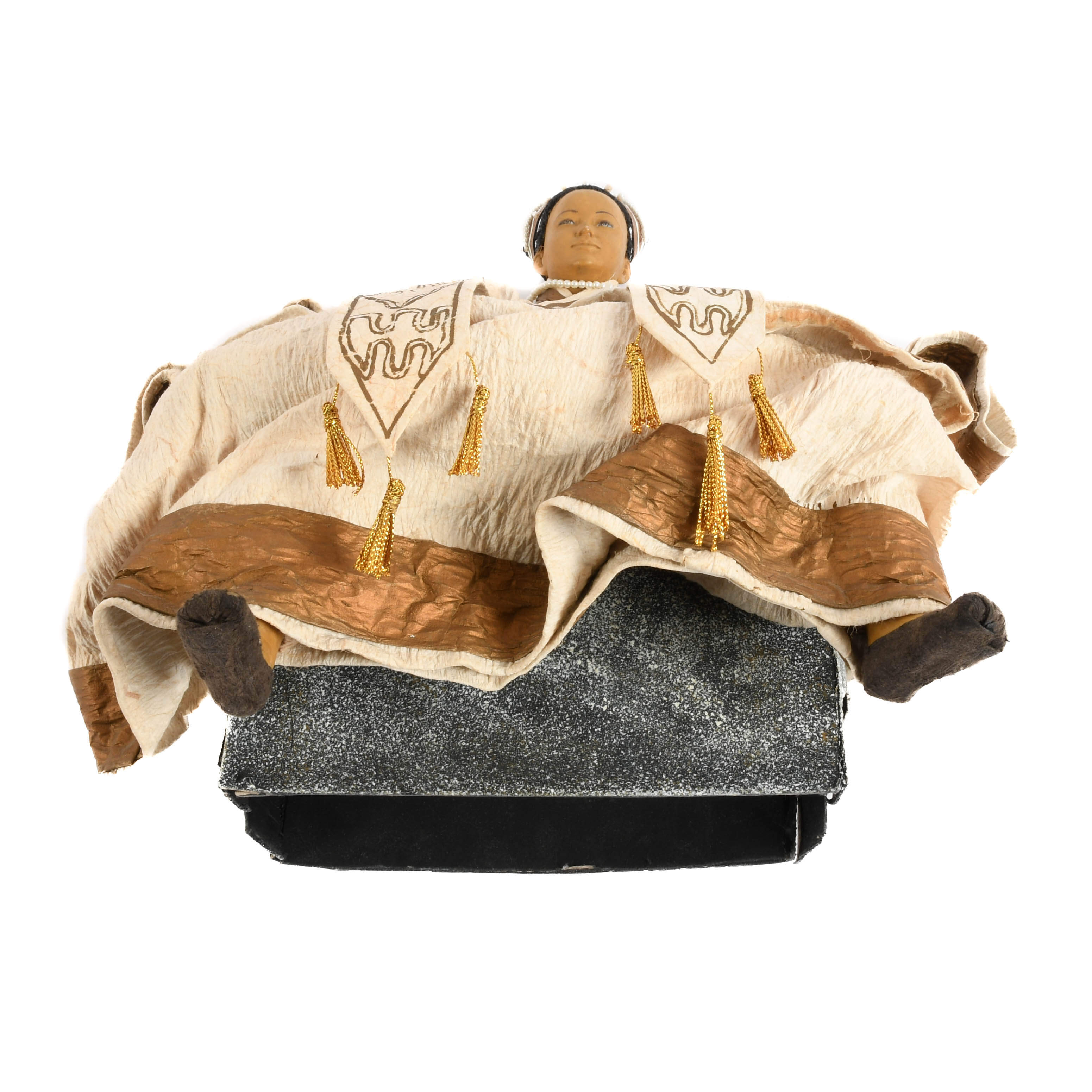Washi Paper Mâché Ceremonial Doll-7