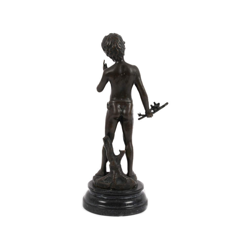 Bronze Sculpture Charmeur After Auguste Moreau-5