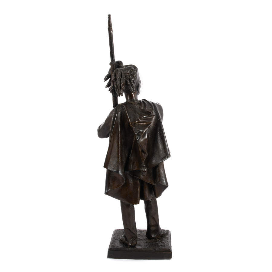 Antique Spelter Napoleonic Soldier Style of Étienne Henri Dumaige-5