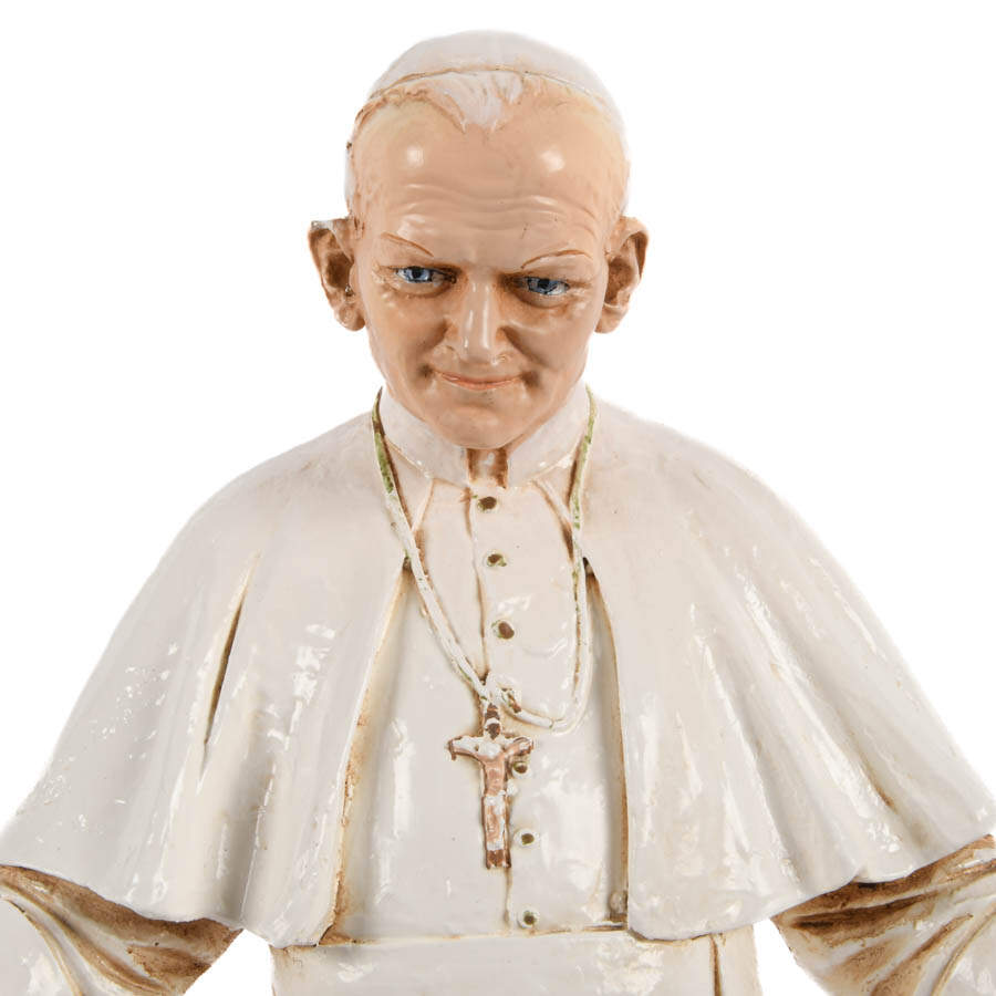 Limoges Roman Catholic Pope John Paul II Sculpture-7