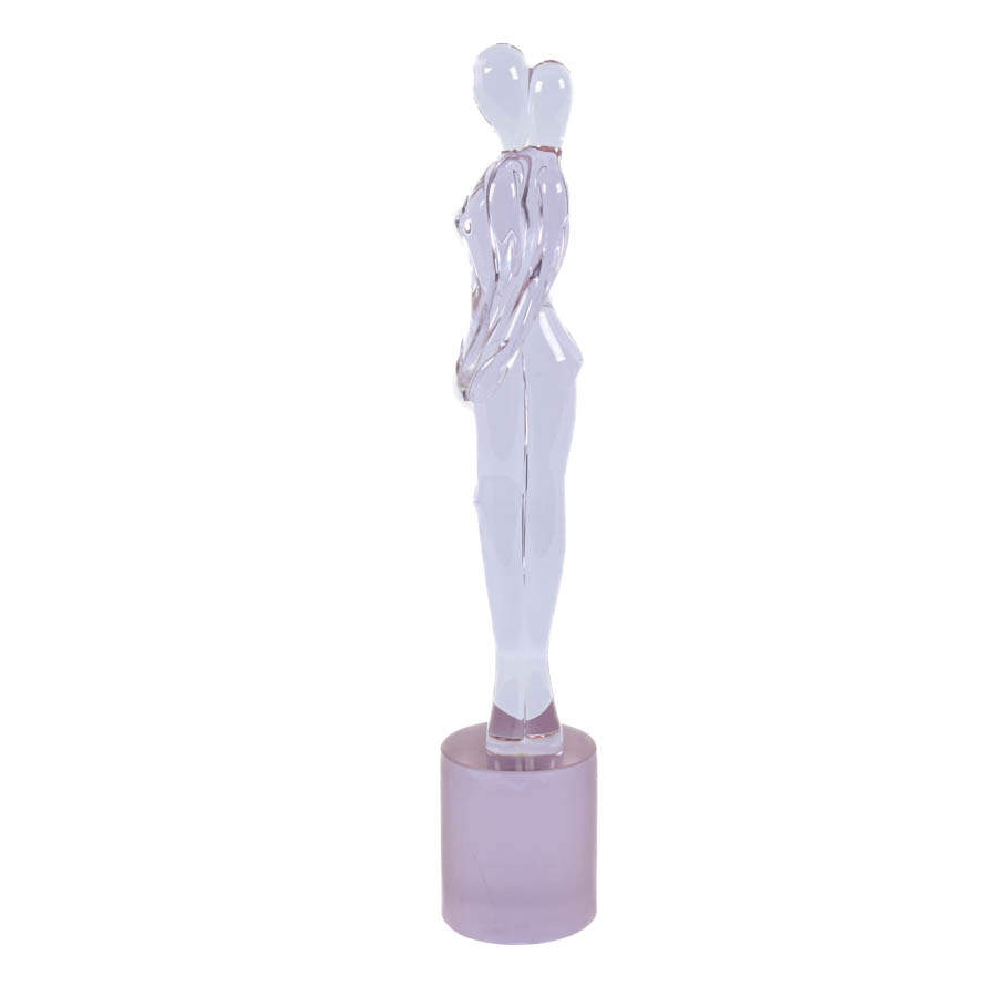 Loving Embrace Art Glass Sculpture by R. Austria-5