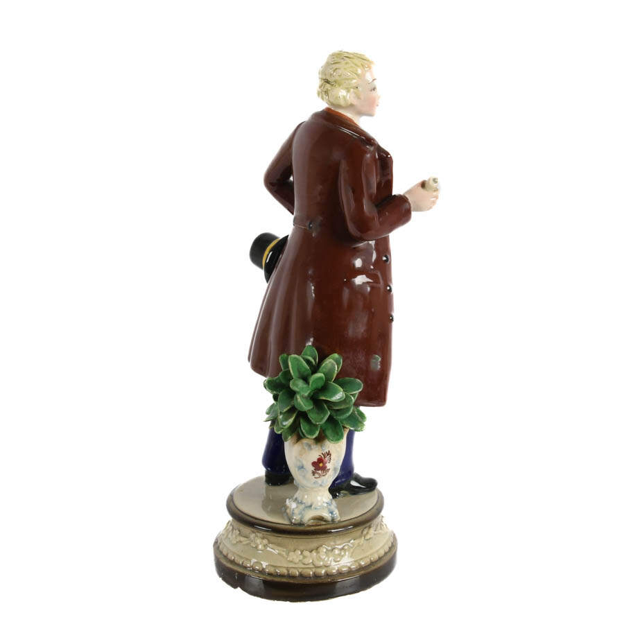 Italian Majolica Figural Statue-3