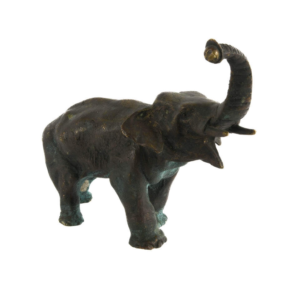 Antique Bronze Elephant Statue-2