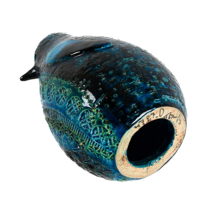 Bitossi "Rimini Blu" Mid-Century Ceramic Penguin Sculpture by Aldo Londi-7