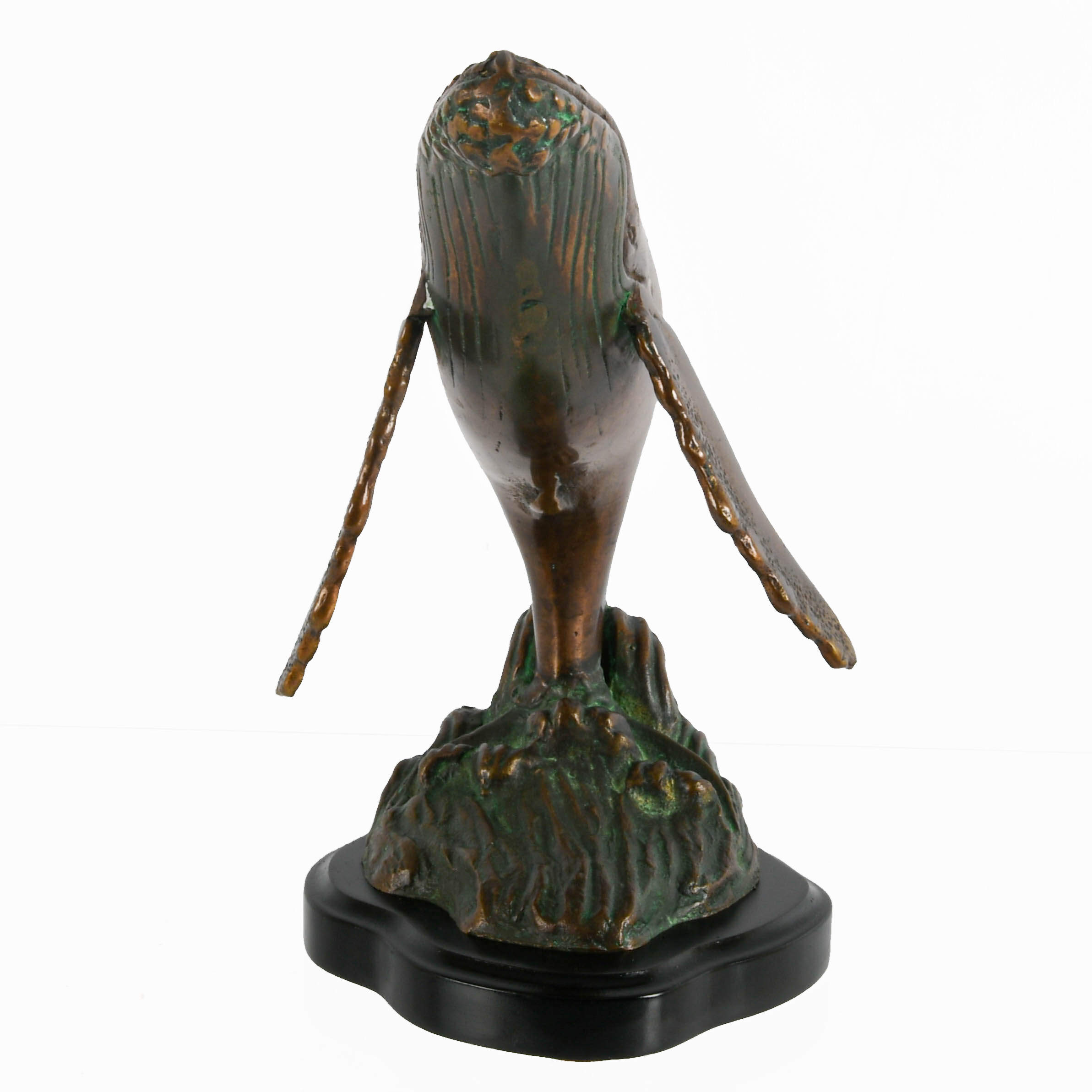 San Francisco Bay Trading Bronze Humpback Whale Statuette-2