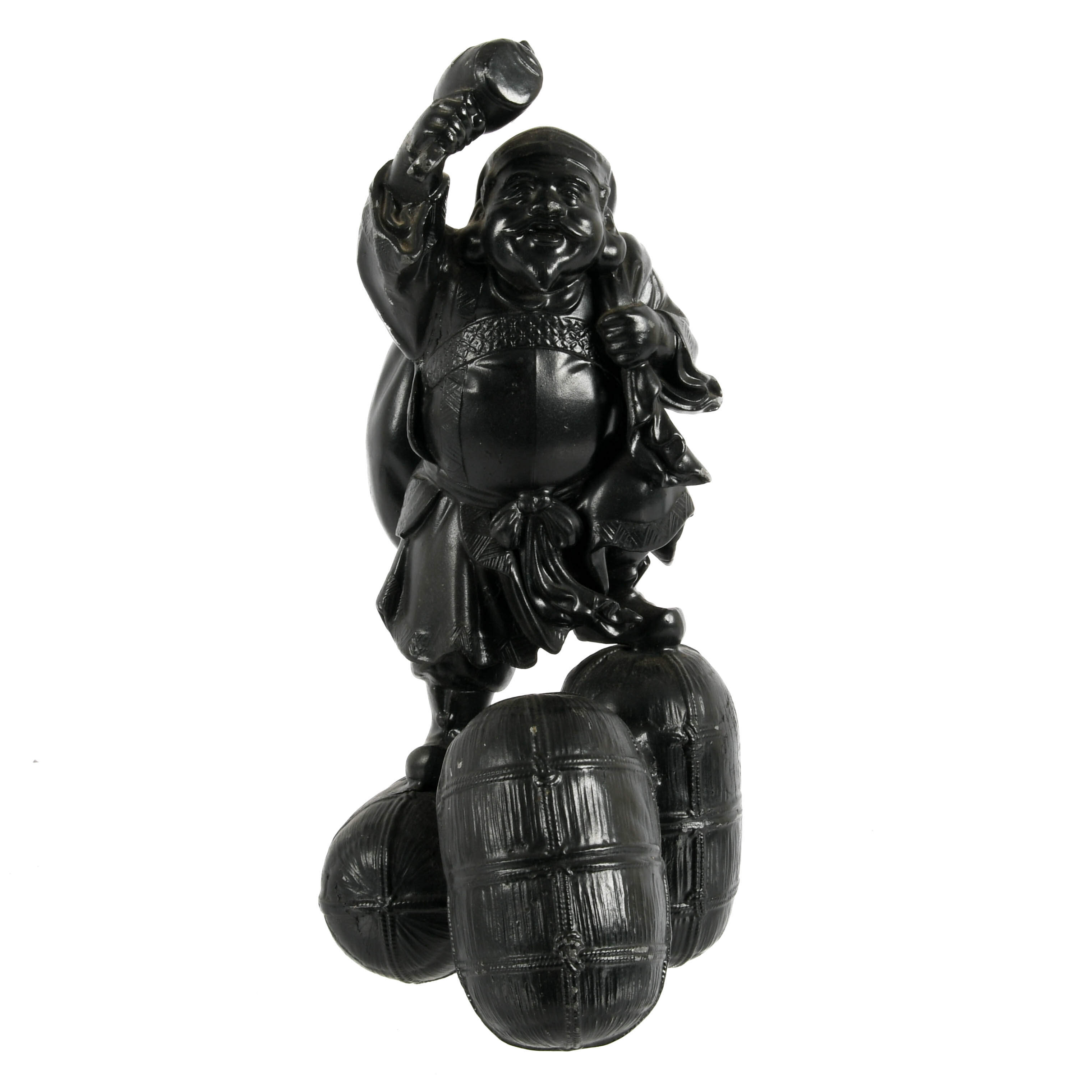 Japanese Daikokuten Metal Sculpture-1