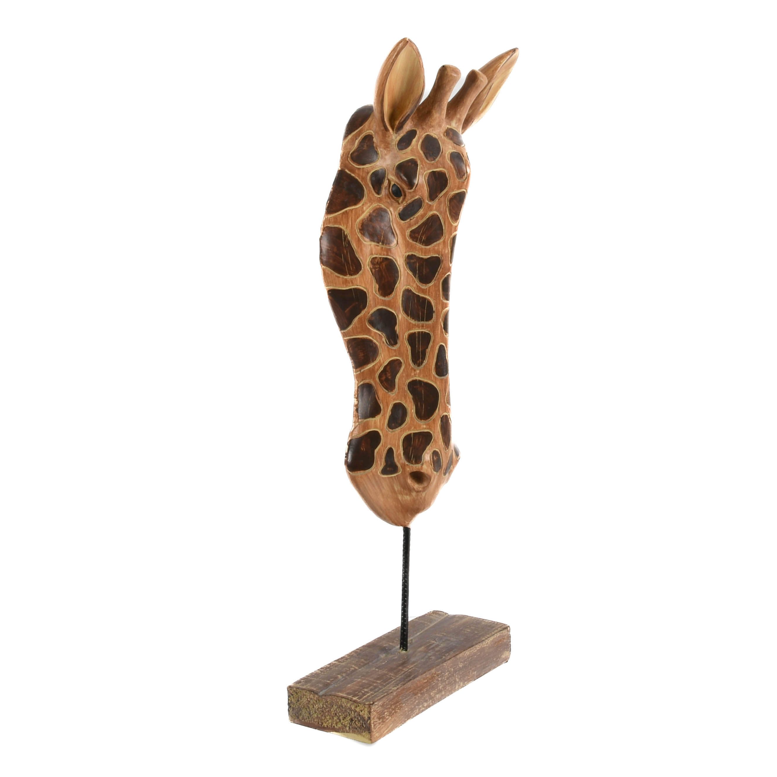 Composition Giraffe Bust on Stand-5
