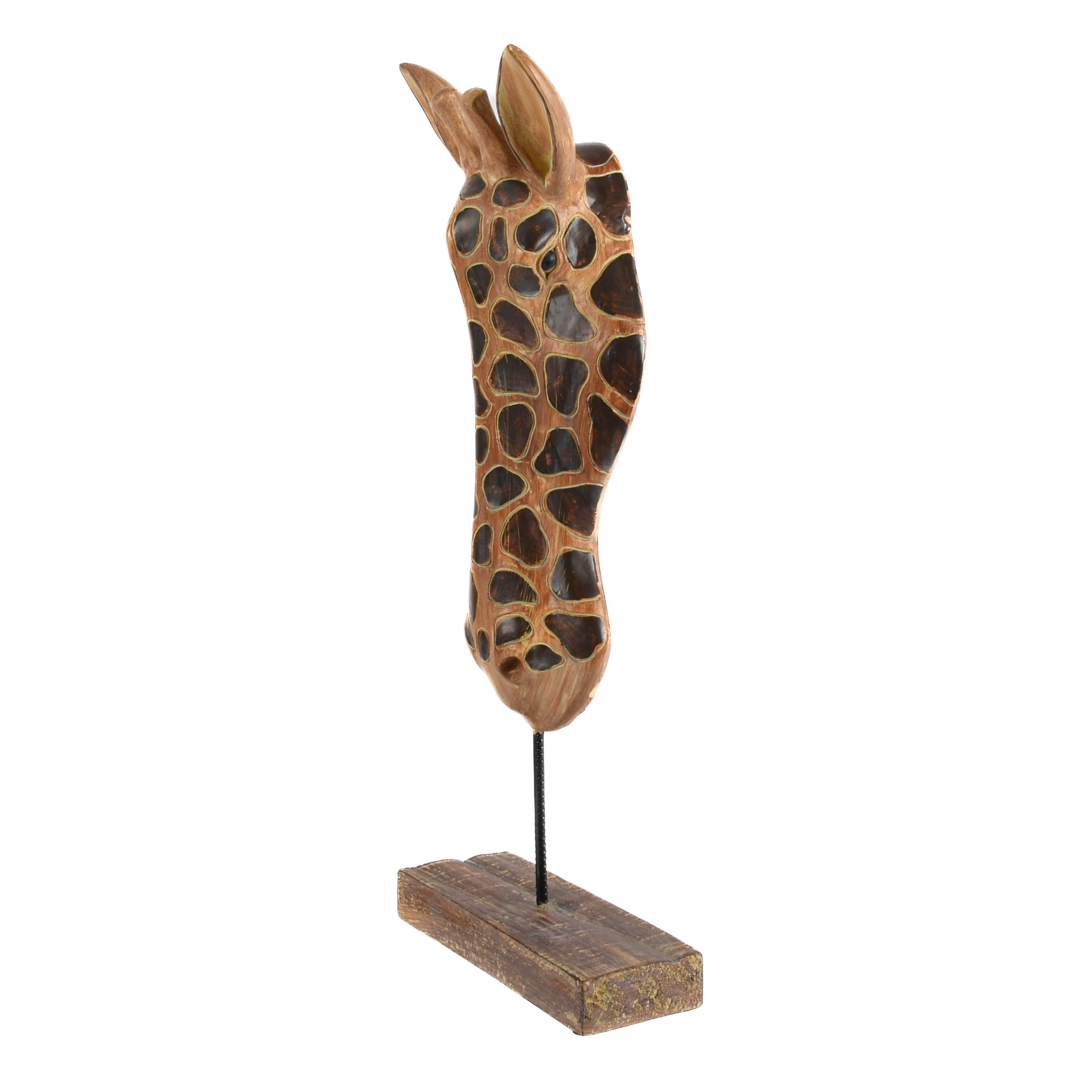 Composition Giraffe Bust on Stand-3