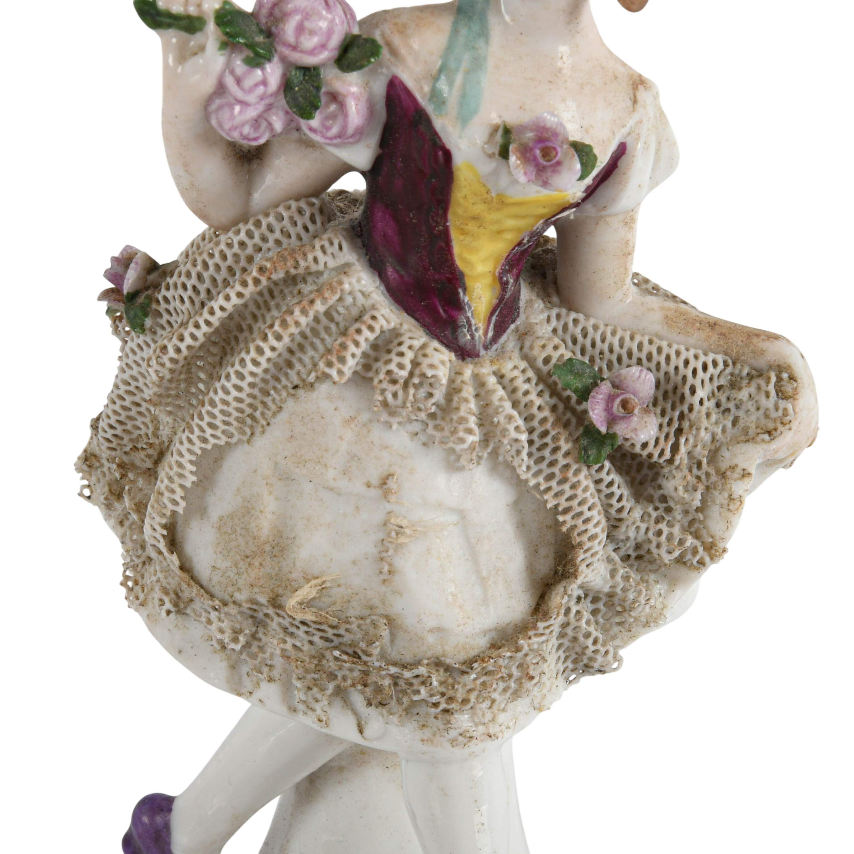 Grouping of Five Figural Miniature Figurines-6