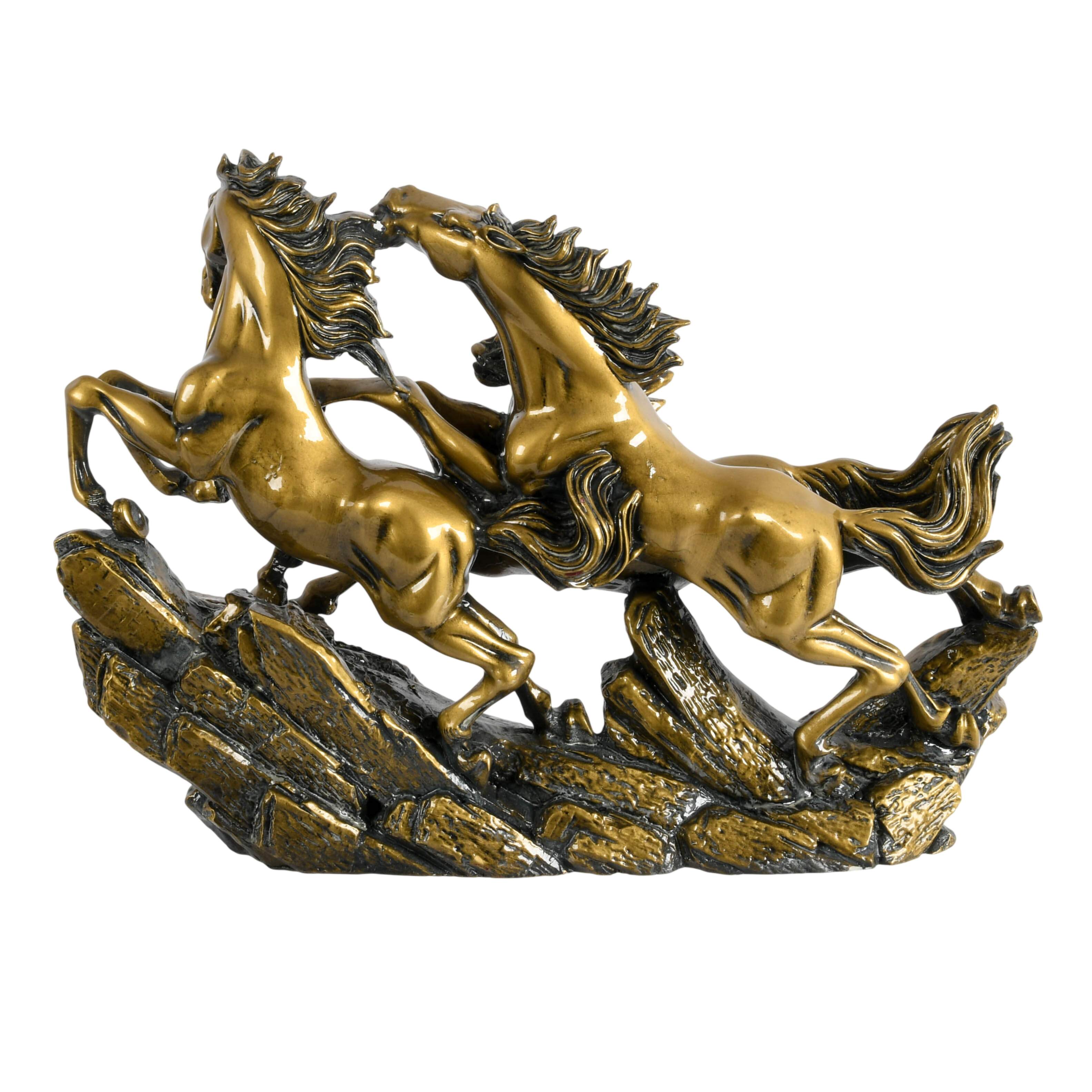 "Cry for Freedom" Horse Resin Sculpture-6