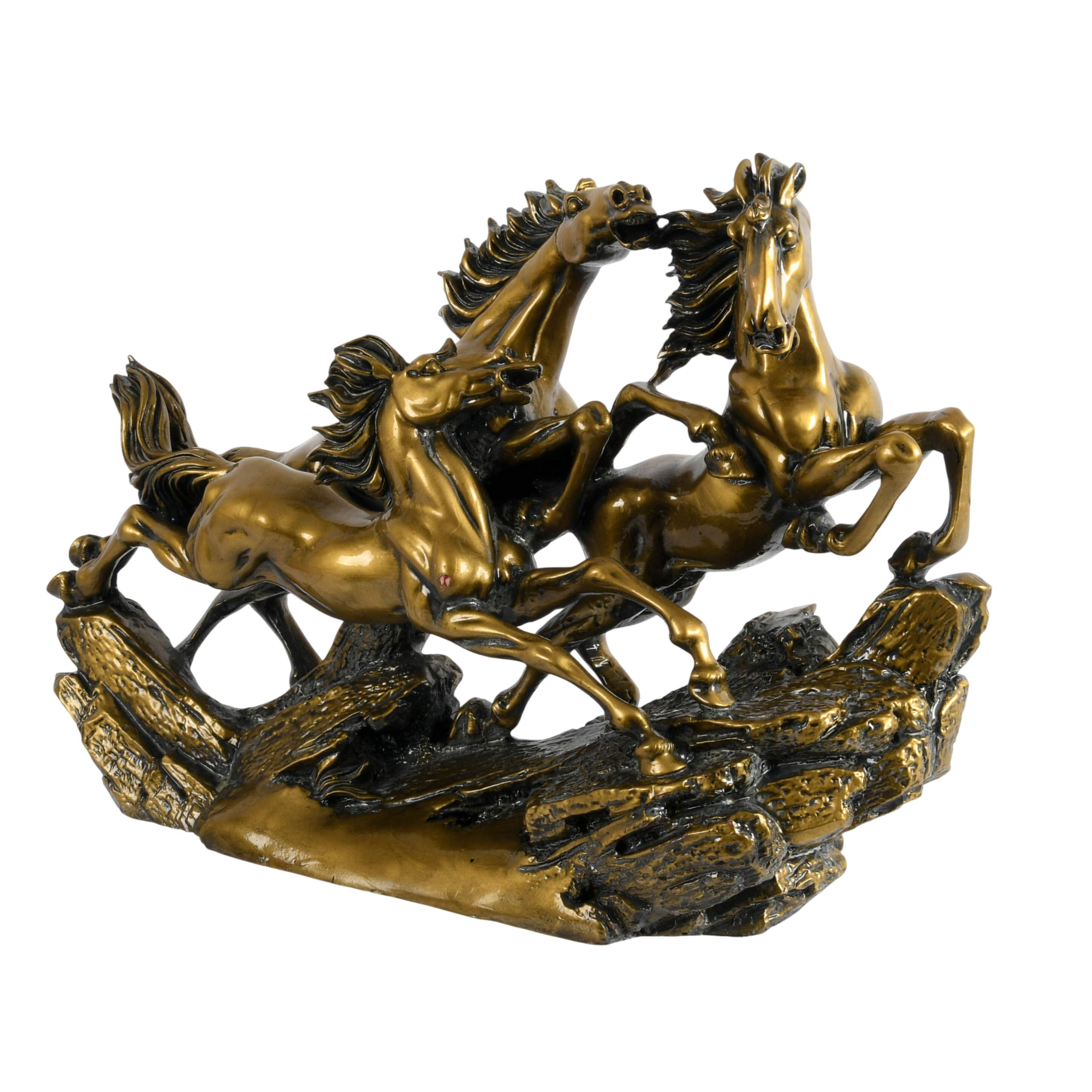 "Cry for Freedom" Horse Resin Sculpture-4