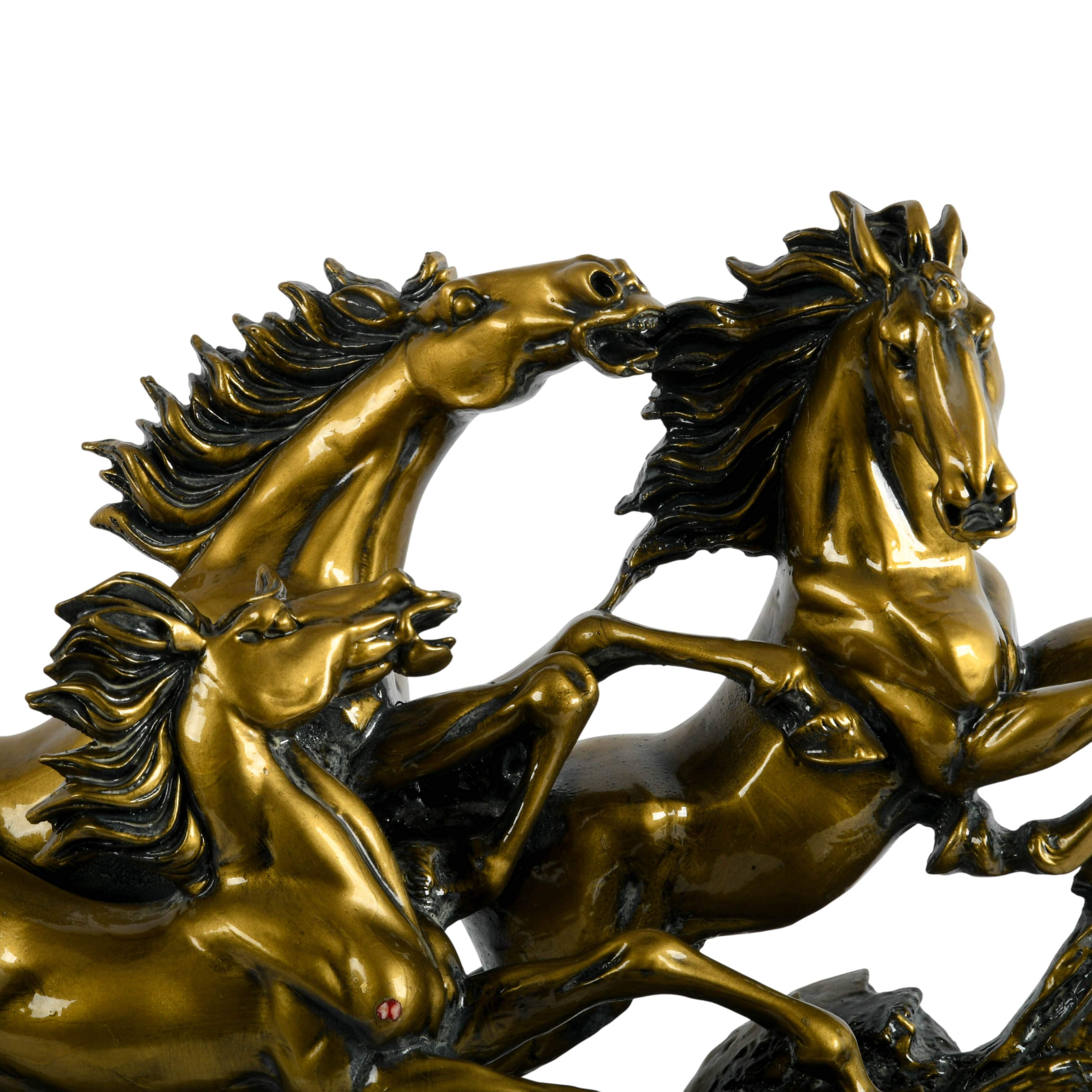 "Cry for Freedom" Horse Resin Sculpture-2