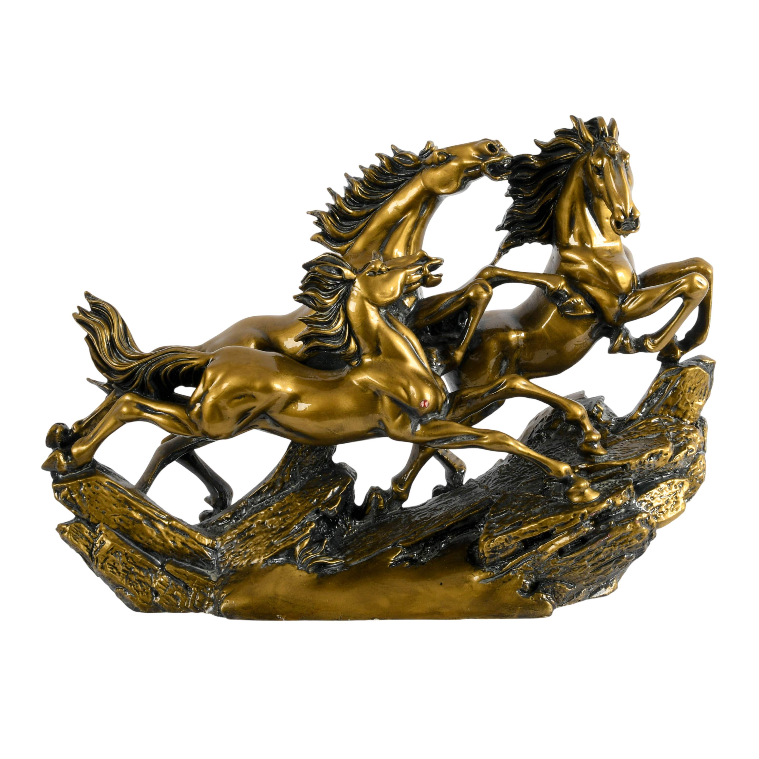 "Cry for Freedom" Horse Resin Sculpture-1