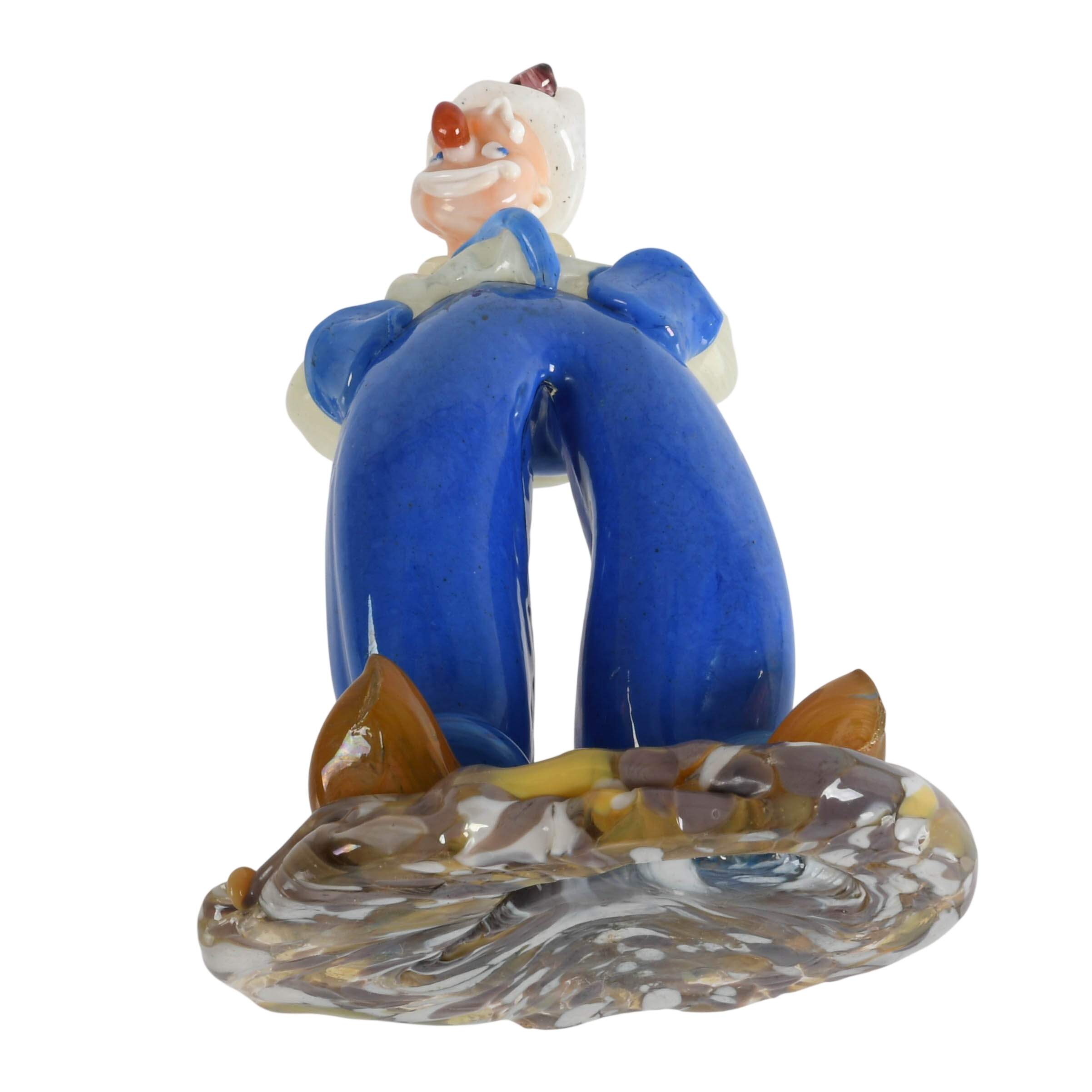 Czech Lampwork Glass Clown Attributed to Jaroslav Brychta-10