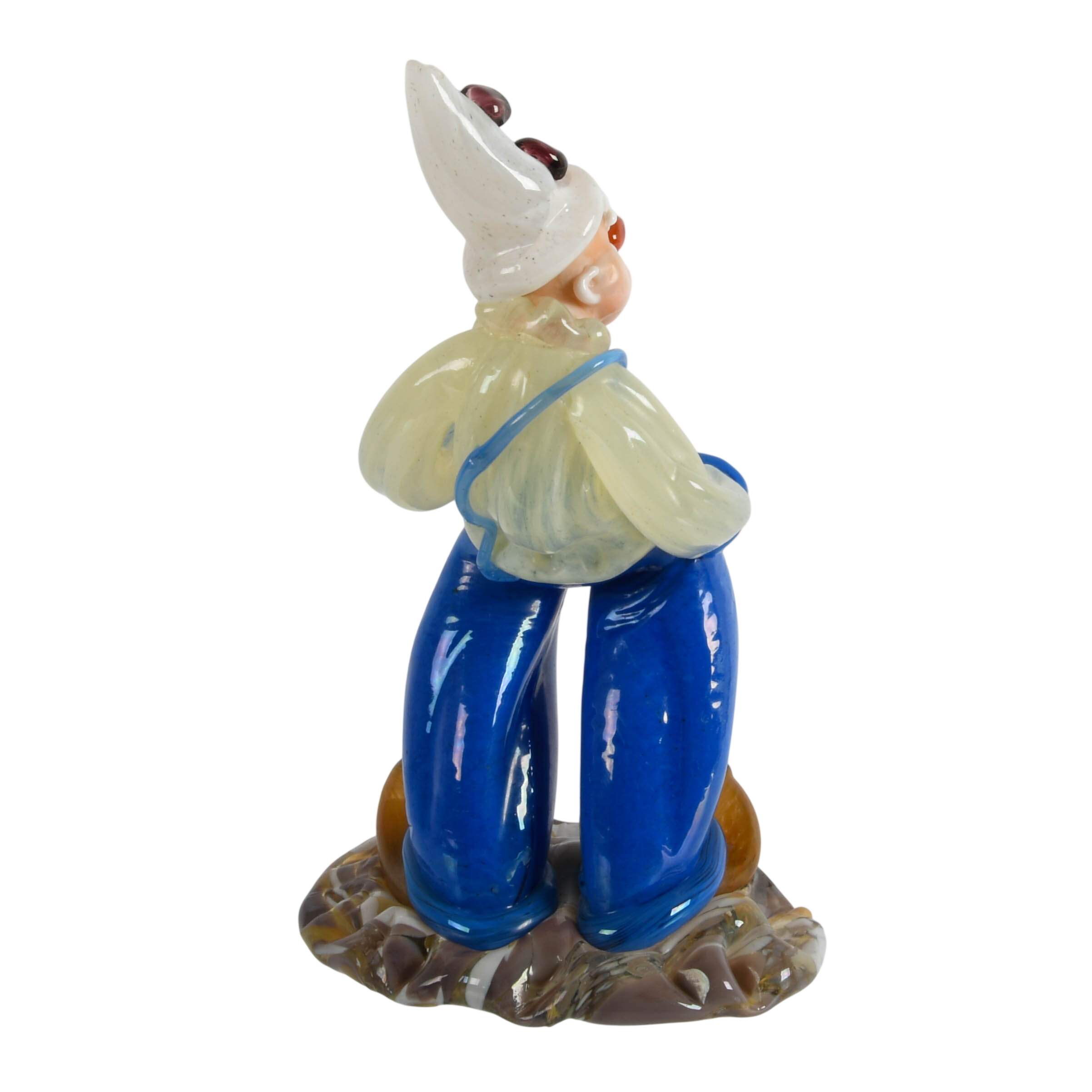 Czech Lampwork Glass Clown Attributed to Jaroslav Brychta-6