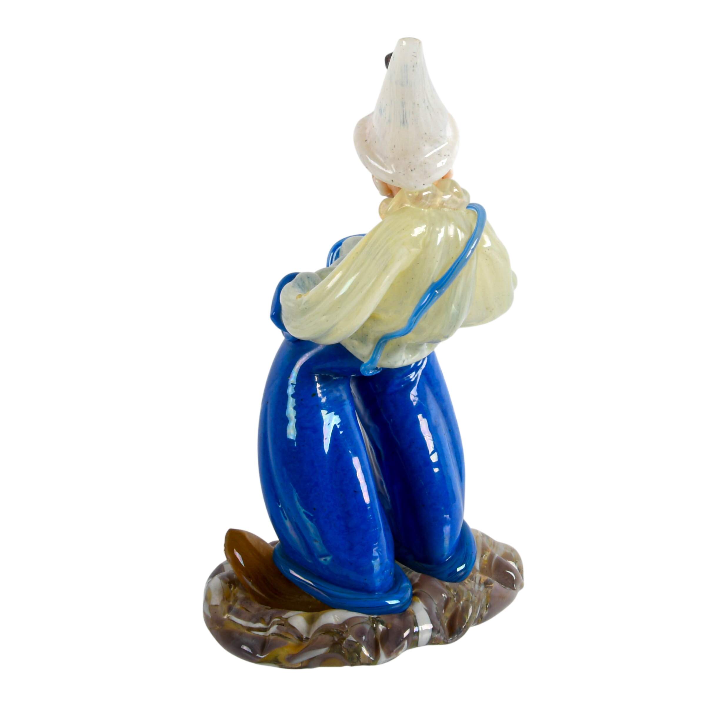 Czech Lampwork Glass Clown Attributed to Jaroslav Brychta-5