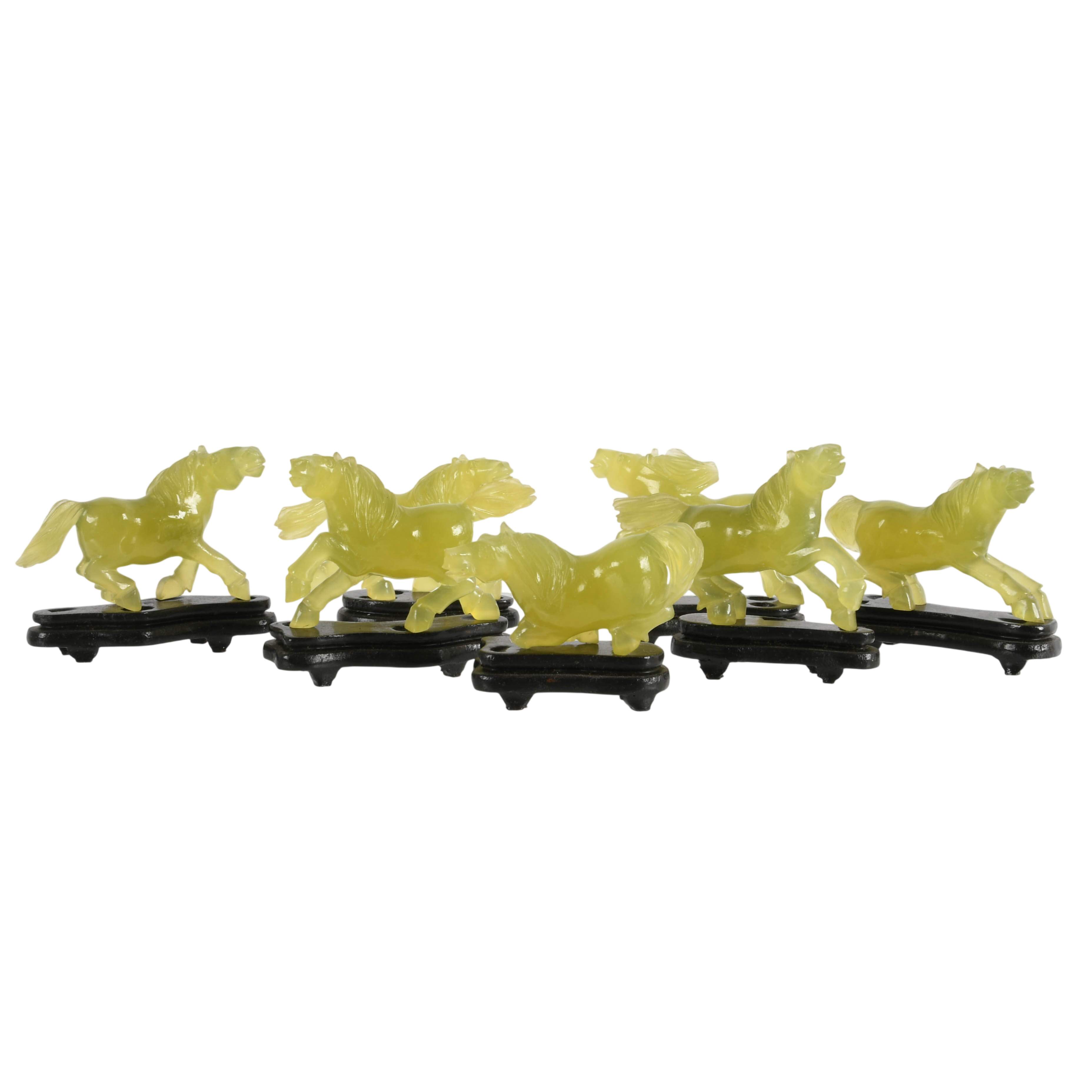 Grouping of Chinese Nephrite Horses-1