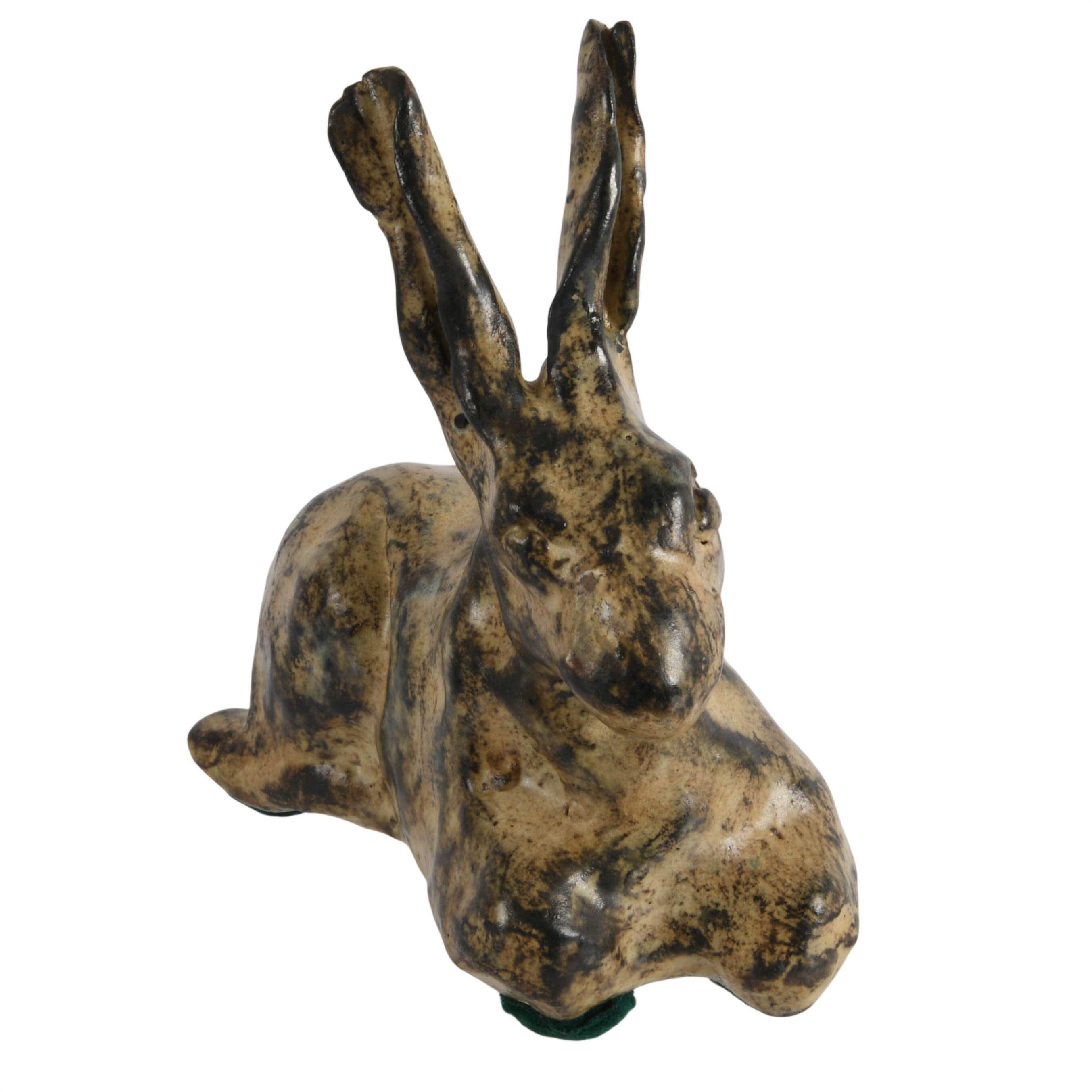 Lot of Five Studio Pottery Animals-7