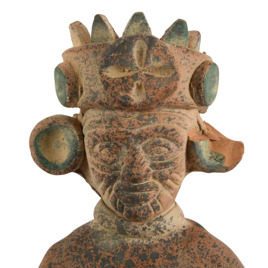 Grouping of Four Small Pre-Columbian Replica Figurines-4