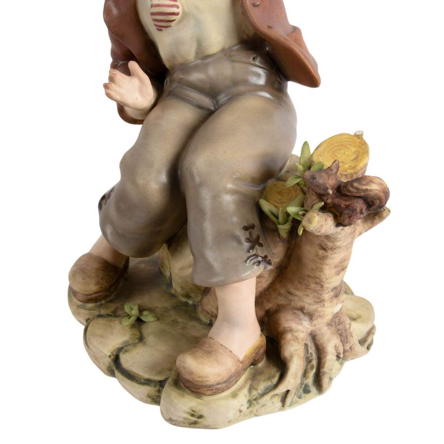 Italian Pair of Youths in the Wood Figurines-10