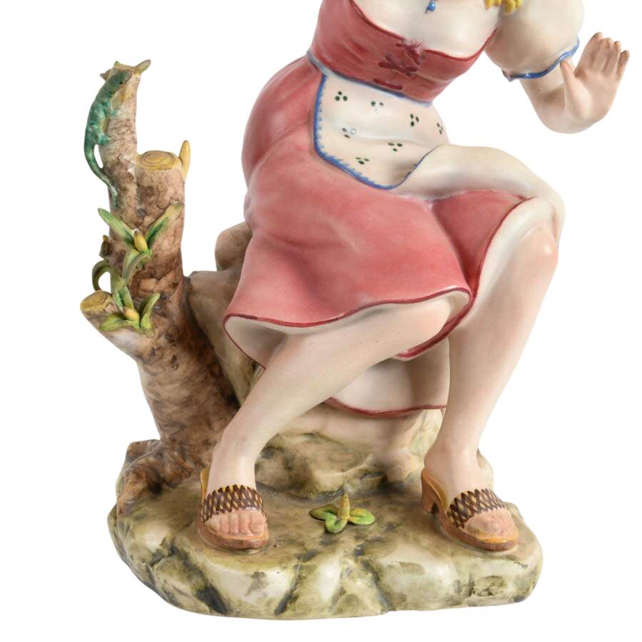 Italian Pair of Youths in the Wood Figurines-7