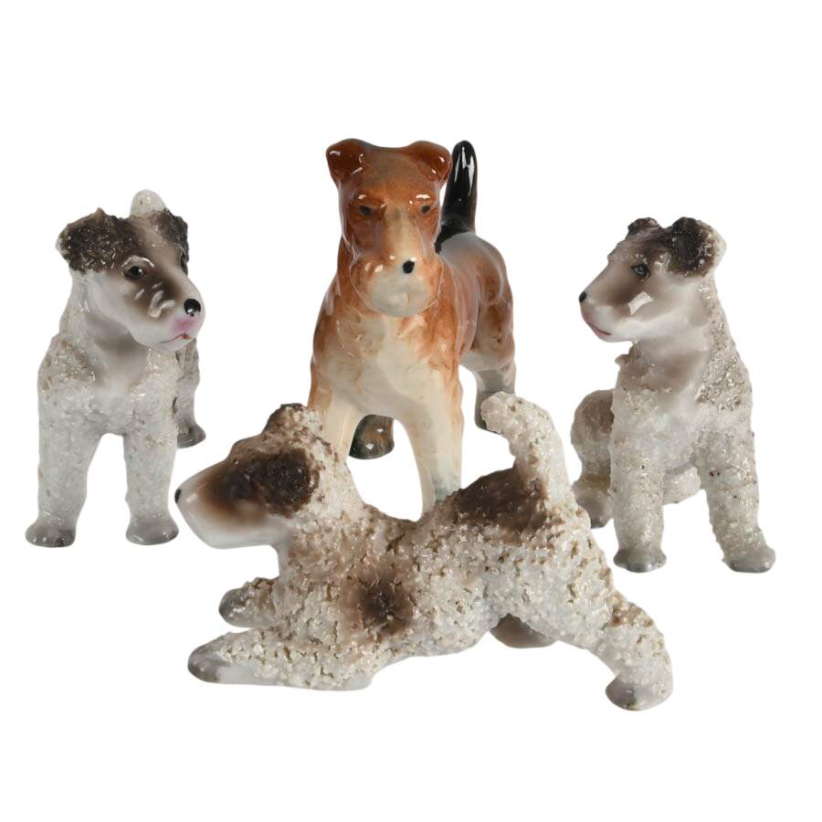 Pack of One Dozen Porcelain Dogs-2