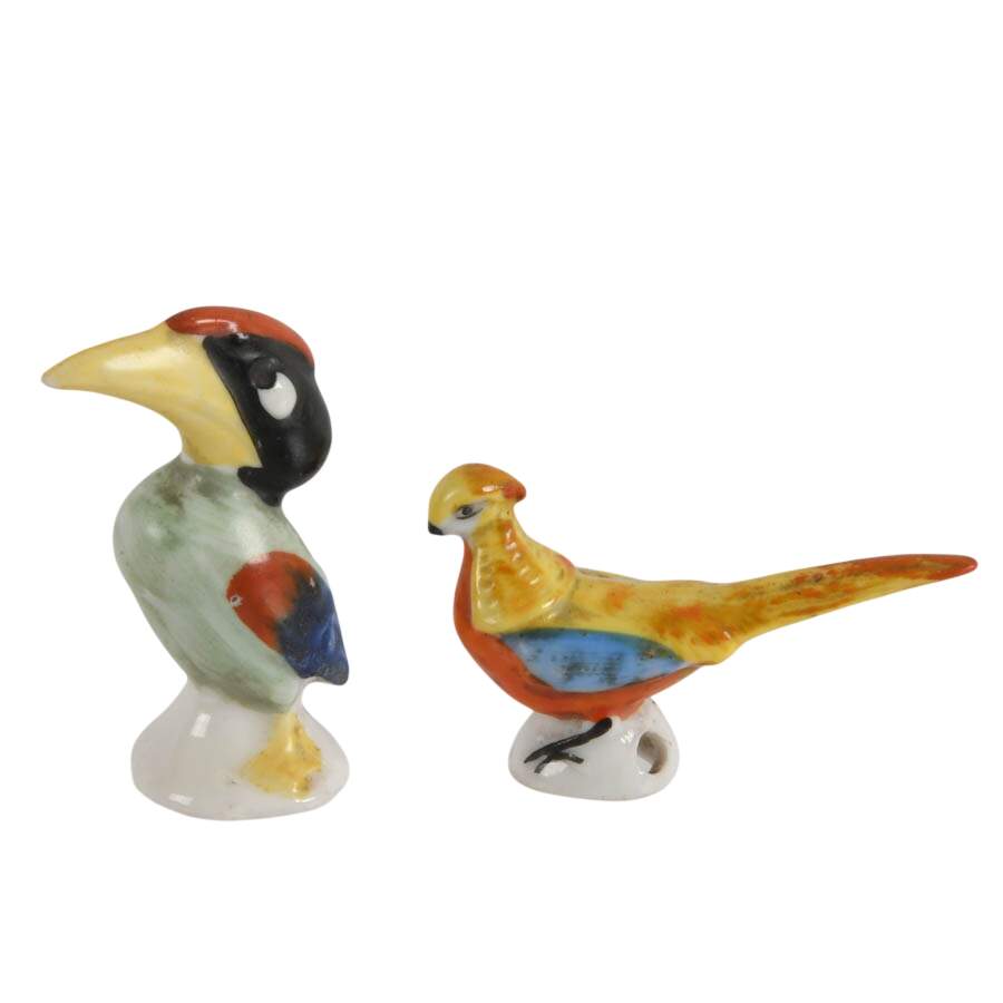 Flock of Miniature Porcelain Birds-6