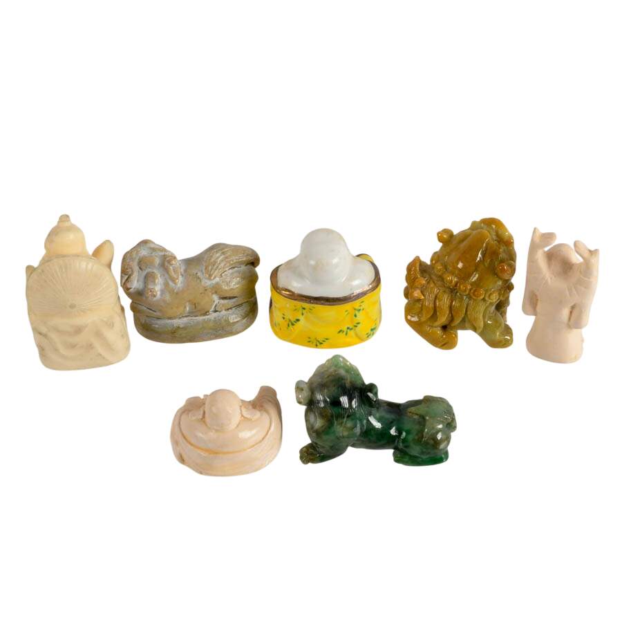 Grouping of Chinese Folk Animals, Figures, and Buddha-6