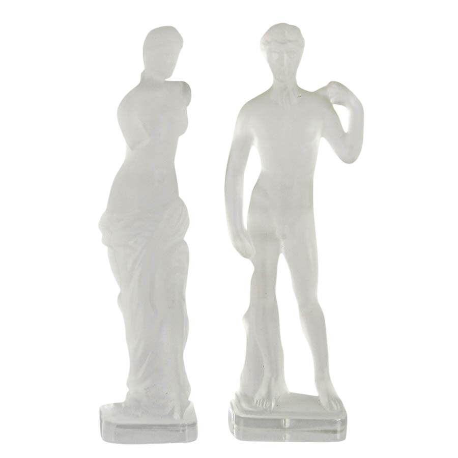 Pair of Classical Greek Figurines After Lalique-2
