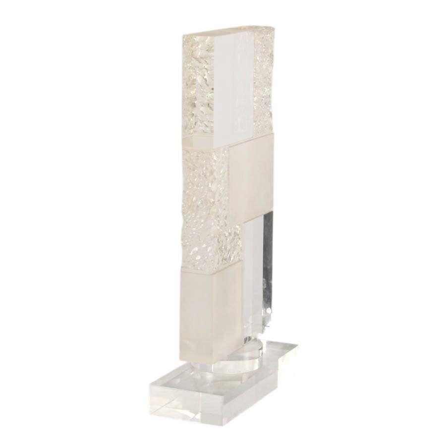 Collection of Glass and Acrylic Mid-Century Modern Sculptures-5
