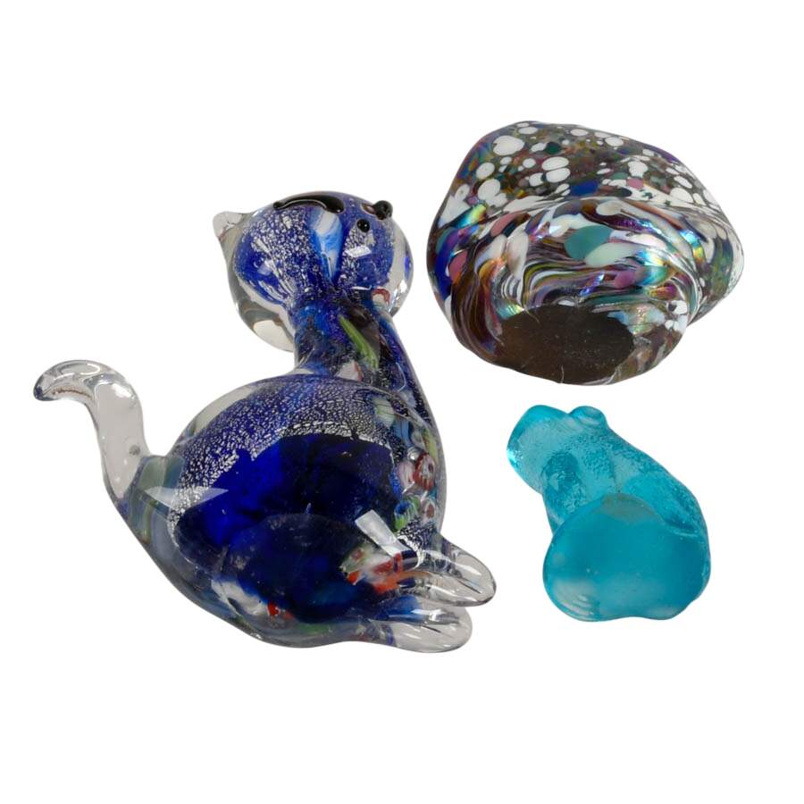 Trio of Glass Figures-8