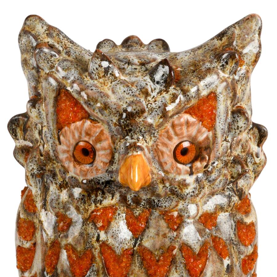 Decorative Ceramic Owl Figurine-2