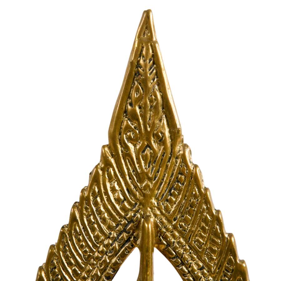 Antique Brass Phra Buddha Chinnarat Statue-4