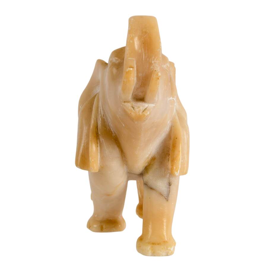 Alabaster Carved Elephant-7