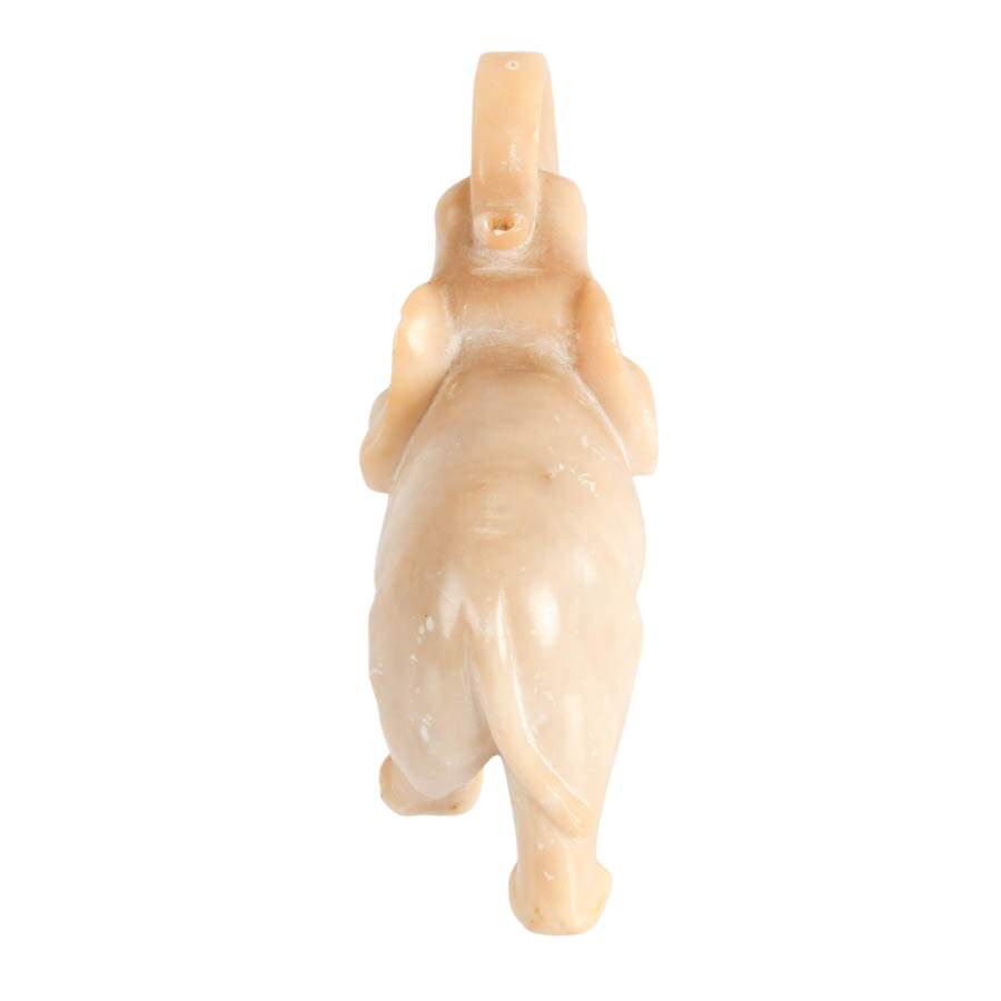 Alabaster Carved Elephant-4